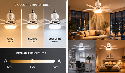 Lumora™ Smart LED Fan Light
